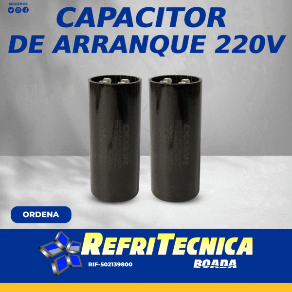 Capacitor De Arranque 220V