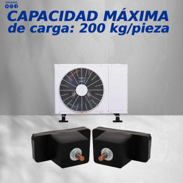 Kit De 4 Gomas Base A/A Piso - Imagen 2