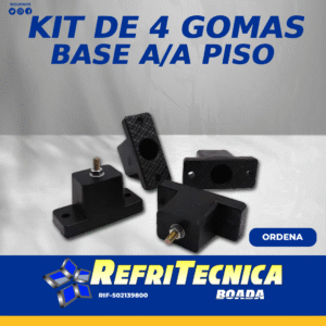 Kit De 4 Gomas Base A/A Piso