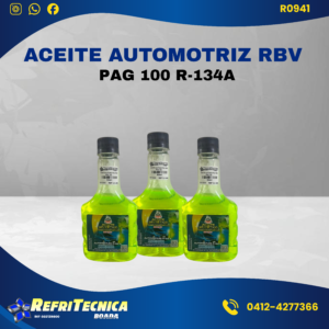 Aceite Automotriz RBV PAG 100 R-134A