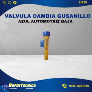 Valvula Cambia Gusanillo Azul Automotriz Baja