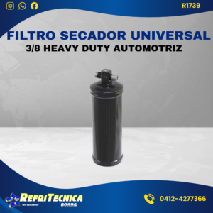 Filtro Secador Universal 3/8 Heavy Duty Automotriz