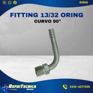 Fitting 13/32 Oring Curvo 90´´